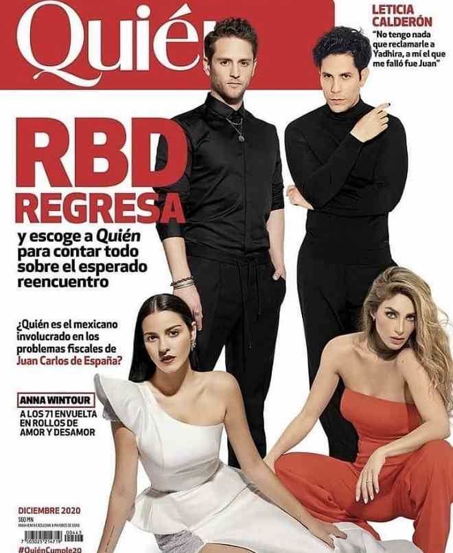 Após 12 anos RBD volta a posar para capa de revista