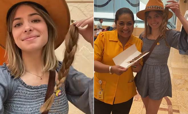 protagonista de carinha de anjo mexicana doa cabelo para criancas com cancer